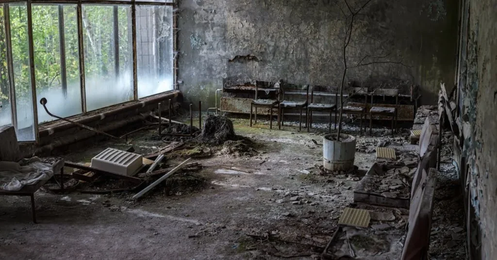 Run downed house